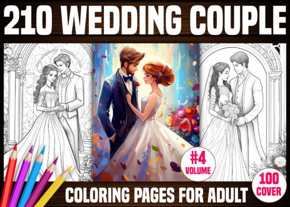 210 Wedding Couple Coloring Pages – KDP: A Strategic Creative Asset for Publishers, Educators, and Wellness Practitioners
