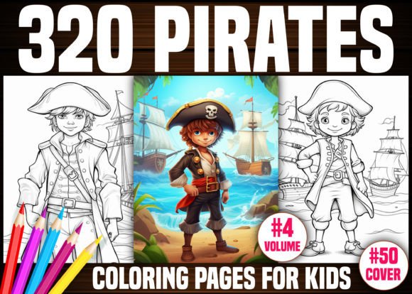 320 Pirates Coloring Pages for Kids KDP: A Practical Evaluation for Publishers and Educators