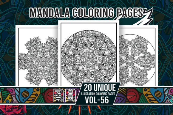 Mandala Coloring Pages Vol-56 Interiors: A Strategic Asset for Modern KDP Creators and Creative Entrepreneurs