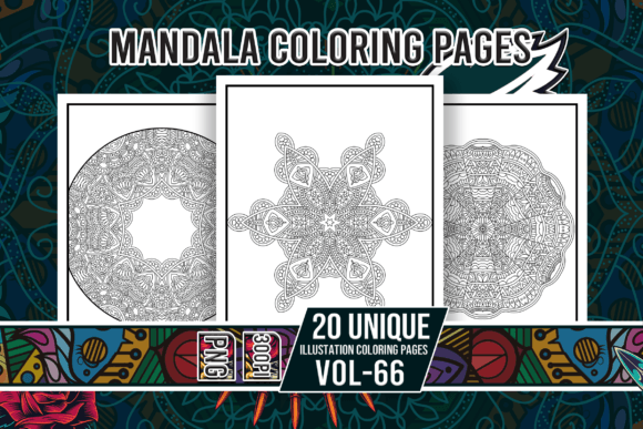 Mandala Coloring Pages Vol-66 Interiors