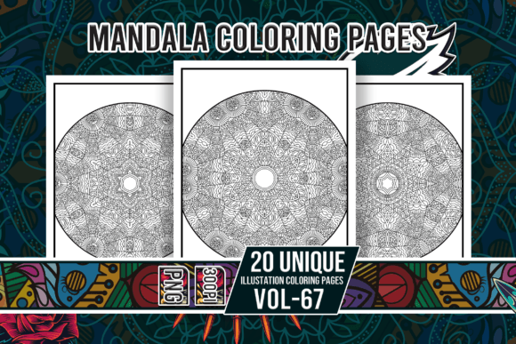 Mandala Coloring Pages Vol-67 Interiors: A Practical Evaluation for KDP Creators and Print-at-Home Users