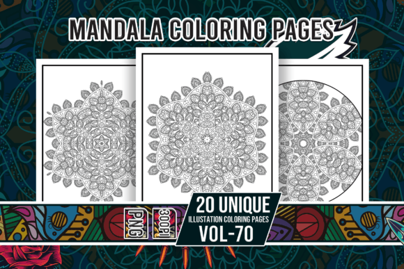 Mandala Coloring Pages Vol-70 Interiors