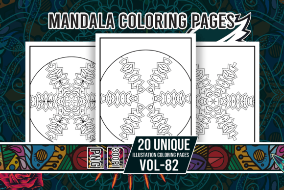 Mandala Coloring Pages Vol-82 Interiors