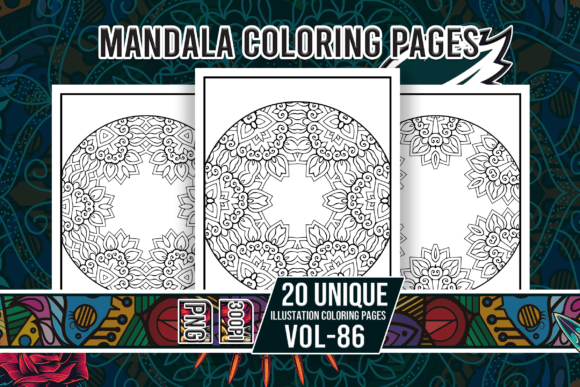Mandala Coloring Pages Vol-86 Interiors