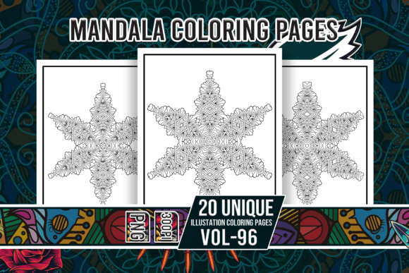 Mandala Coloring Pages Vol-96 Interiors: A Strategic Asset for Modern KDP Creators and Creative Entrepreneurs