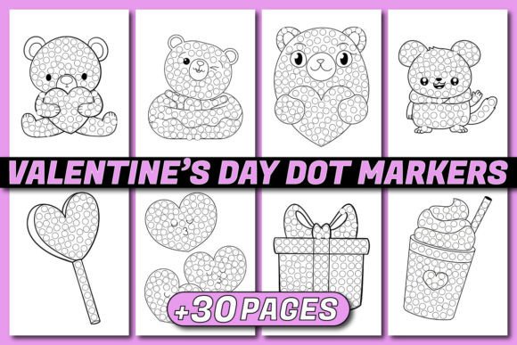 Valentine’s Day Dot Markers for Kids
